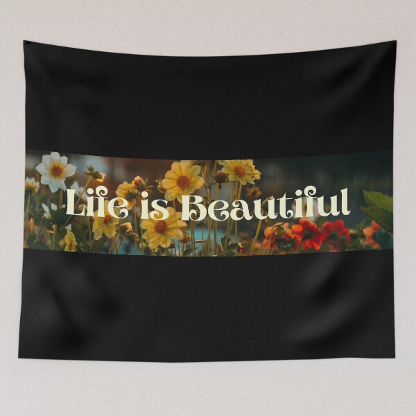 Item preview, Life is Beautiful  designed and sold by TeeKid.