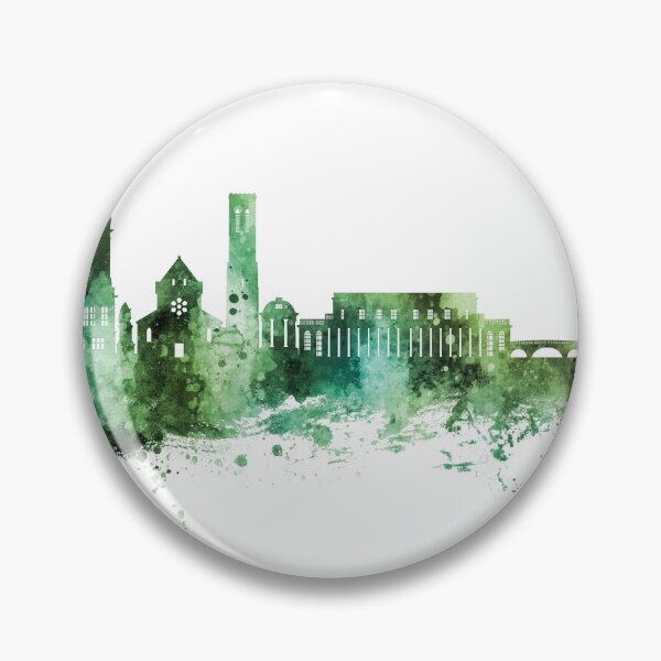 Aperçu de l'œuvre Royal Leamington Spa England Skyline créée et vendue par ArtPrints.