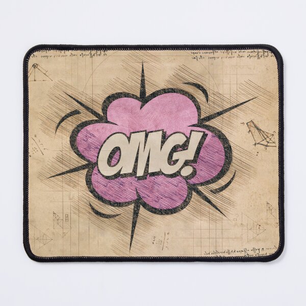 Item preview, OMG, Oh My God Vintage Onomatopoeia designed and sold by GeeHanz.