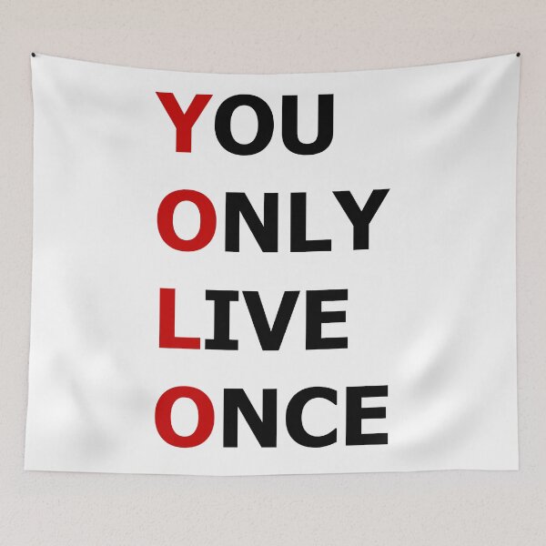 Item preview, YOLO YOU ONLY LIVE ONCE designed and sold by Djokanel.