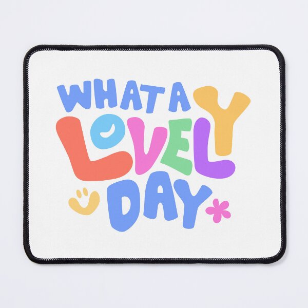 Item preview, What A Lovely Day, Funny Typography designed and sold by KimoStudio.
