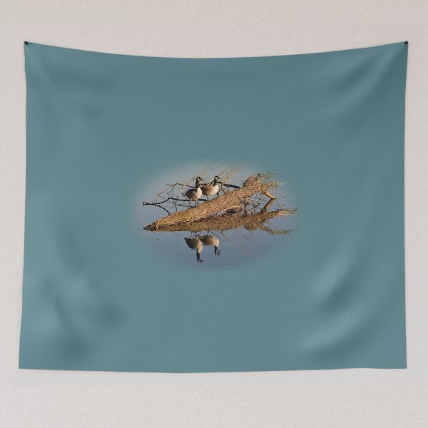 Item preview, Geese at the lake designed and sold by GOSIA GRZYBEK.