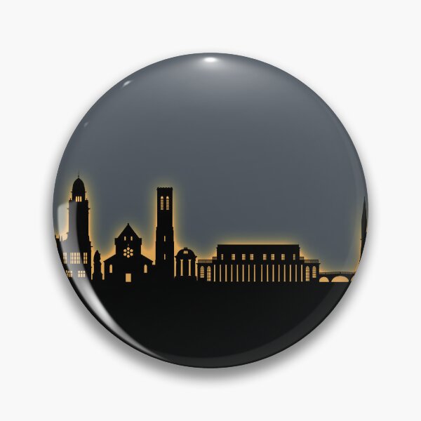 Aperçu de l'œuvre Royal Leamington Spa England Skyline créée et vendue par ArtPrints.