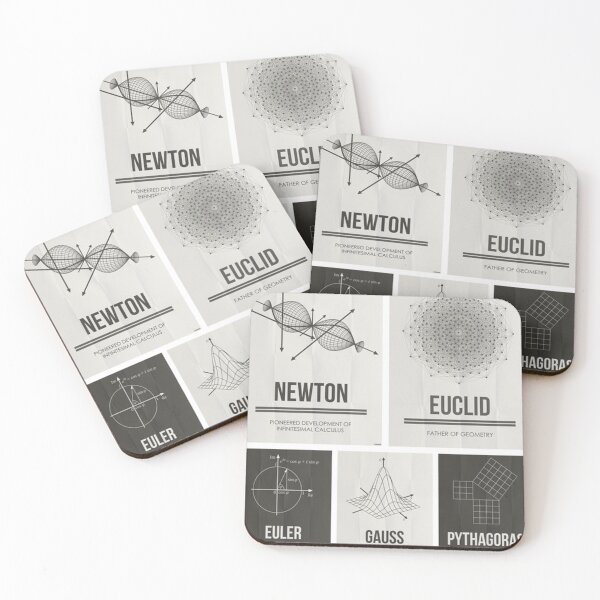 Item preview, Mathematicians Mosiac poster designed and sold by nachitastabi.