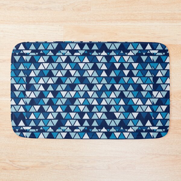 Item preview, Blue and White Triangle pattern. designed and sold by Kanchan1987.