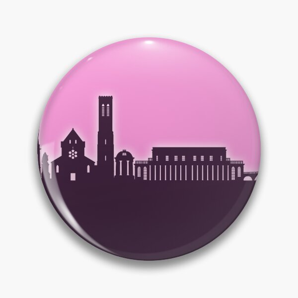 Aperçu de l'œuvre Royal Leamington Spa England Skyline créée et vendue par ArtPrints.