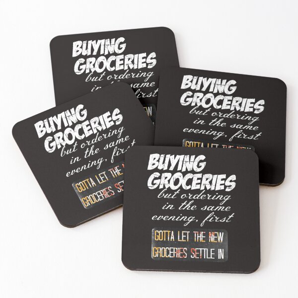 Item preview, funny t-shirt- buying groceries designed and sold by vallertine.