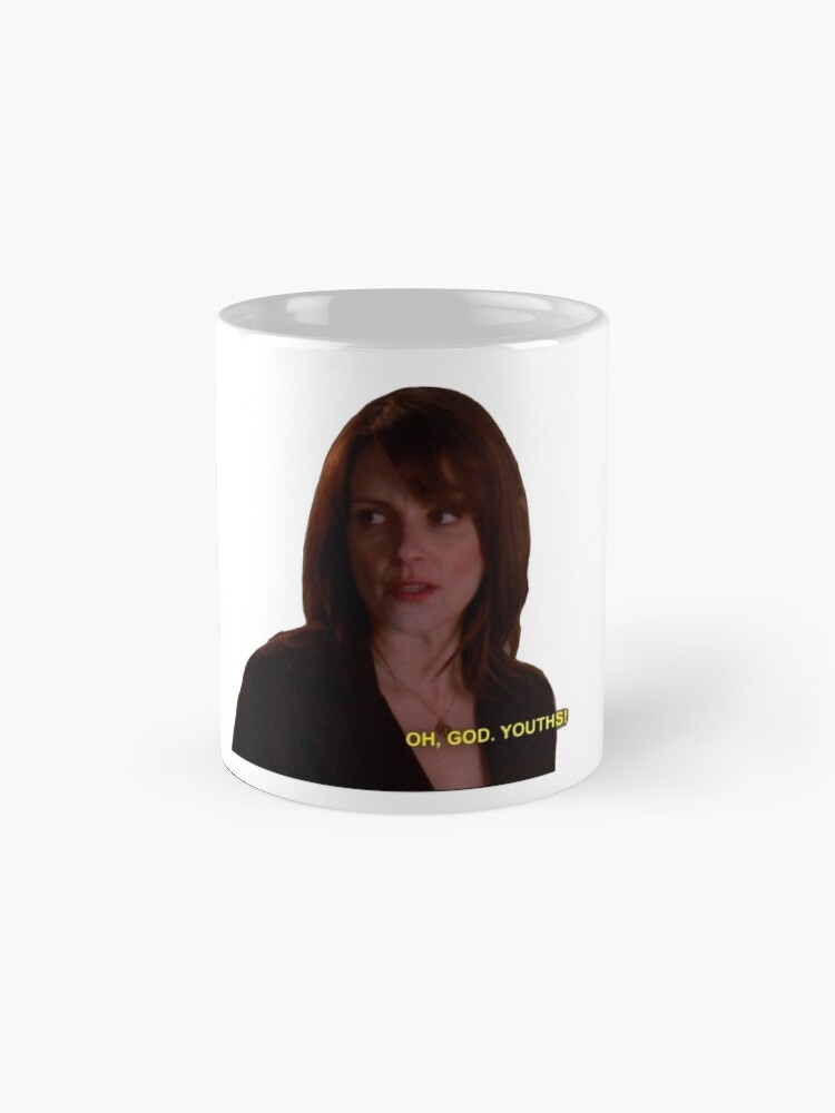 Alternate view of oh god, youths! Mug