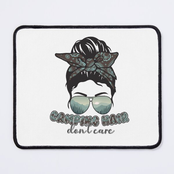 Item preview, Camping Hair Don't Care designed and sold by RED FIR.