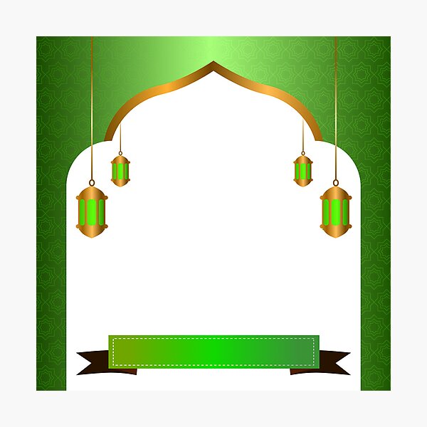 Item preview, Islamic border for any kind piece of clouds  designed and sold by Darko-media.