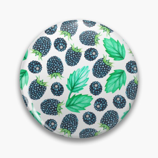Item preview, Blackberry pattern. Watercolor drawing. designed and sold by Trilisti.