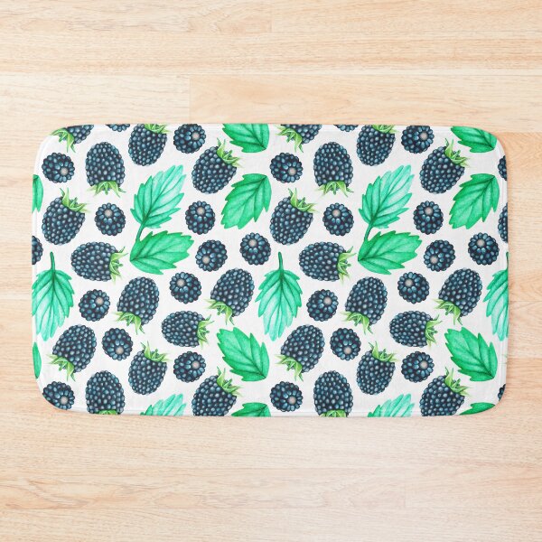 Item preview, Blackberry pattern. Watercolor drawing. designed and sold by Trilisti.