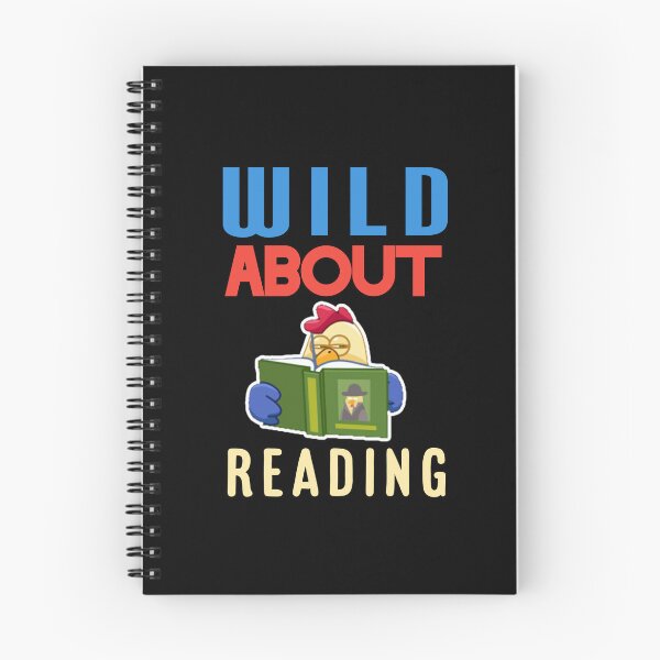 Item preview, Wild about reading. designed and sold by Umiska.