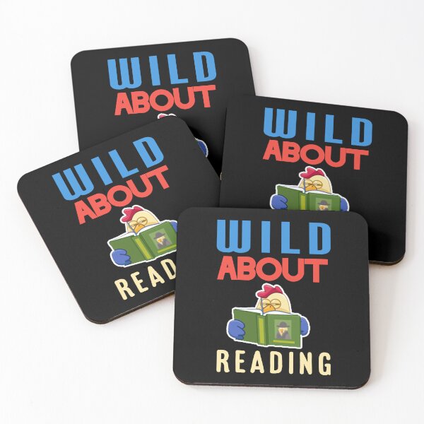 Item preview, Wild about reading. designed and sold by Umiska.