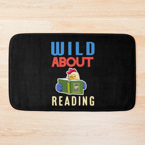 Item preview, Wild about reading. designed and sold by Umiska.