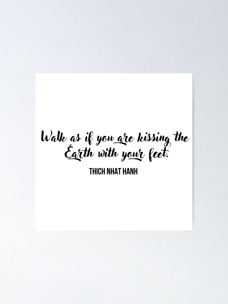 Poster Thich Nhat Hanh Citation Par Pufut Redbubble