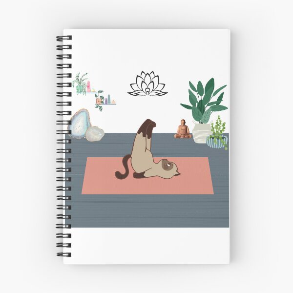 Item preview, Tan Cat Yoga Studio  designed and sold by WhimsyMarie.