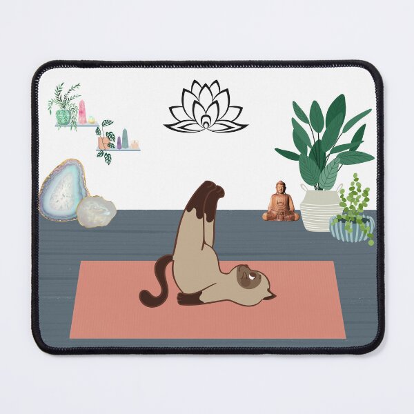Item preview, Tan Cat Yoga Studio  designed and sold by WhimsyMarie.