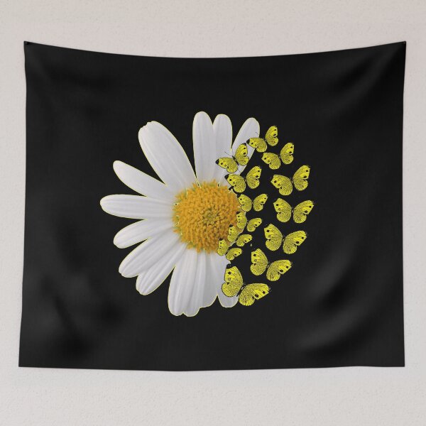 Item preview, Marguerites Daisy Spring Summer Flower Butterfly Easter Gift designed and sold by Georgiodaccache.