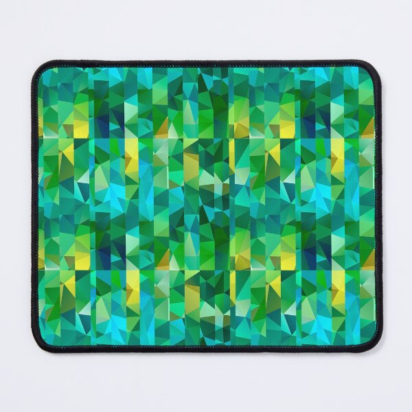 Item preview, Green, Blue and Yellow Geometric pattern. designed and sold by Kanchan1987.