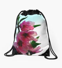 Peach Blossoms Drawstring Bag