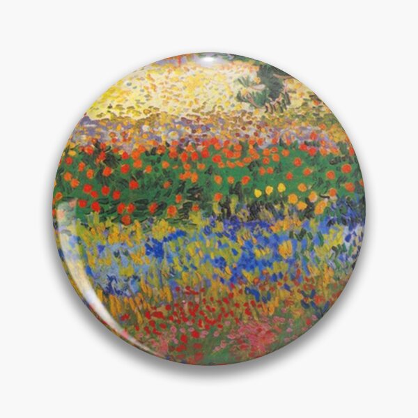 Item preview, Flower Garden Painting - Vincent Van Gogh poster  designed and sold by nachitastabi.