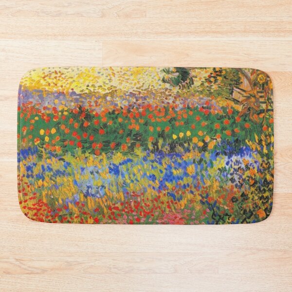 Item preview, Flower Garden Painting - Vincent Van Gogh poster  designed and sold by nachitastabi.