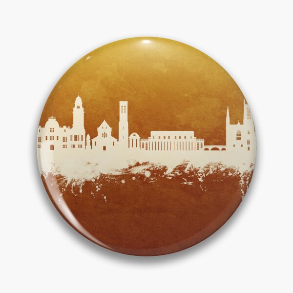 Aperçu de l'œuvre Royal Leamington Spa England Skyline créée et vendue par ArtPrints.