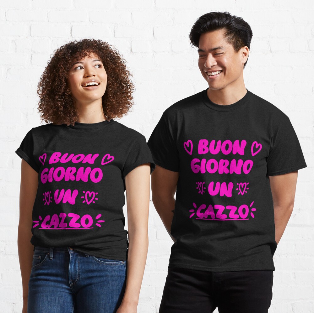 Impression rigide for Sale avec l'œuvre « Buongiorno, bonjour, cadeau  italien, Italie amoureux, italien » de l'artiste EarthlyIndigo