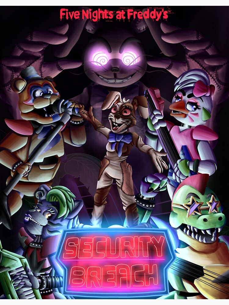 Five Nights at Freddy's Security Breach Video Game Poster – My Hot Posters