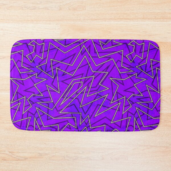 Item preview, Abstract Contemporary Pattern Purple and White designed and sold by SoccaTamam.