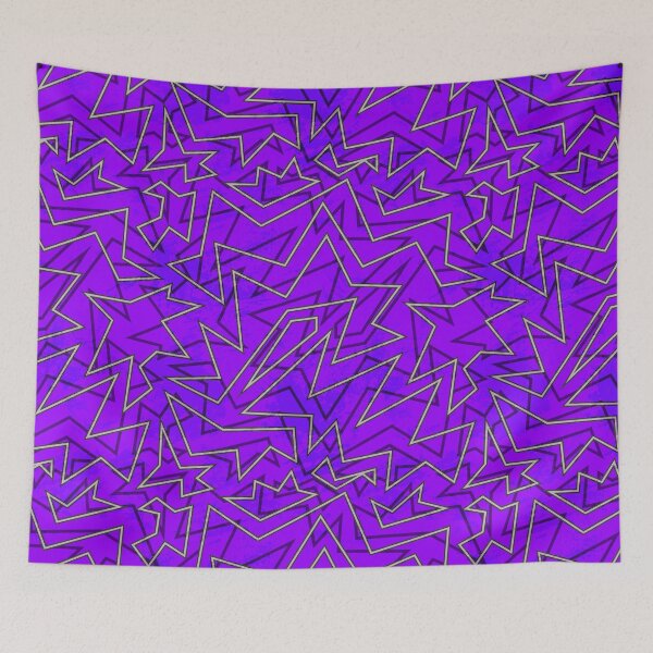 Item preview, Abstract Contemporary Pattern Purple and White designed and sold by SoccaTamam.