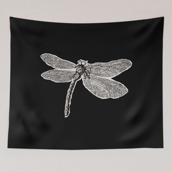 Item preview, Dragonfly woodcut designed and sold by HowardRabbi.