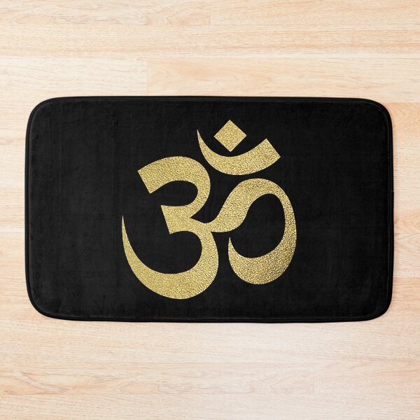 Item preview, Golden Om Spiritual Symbol Yoga Meditation Ohm designed and sold by HowardRabbi.