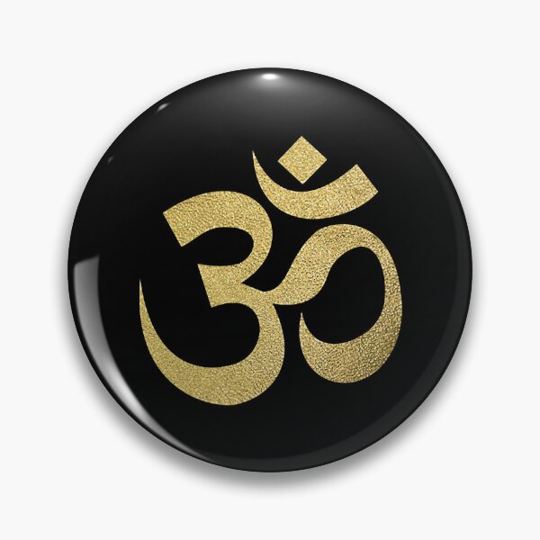 Item preview, Golden Om Spiritual Symbol Yoga Meditation Ohm designed and sold by HowardRabbi.