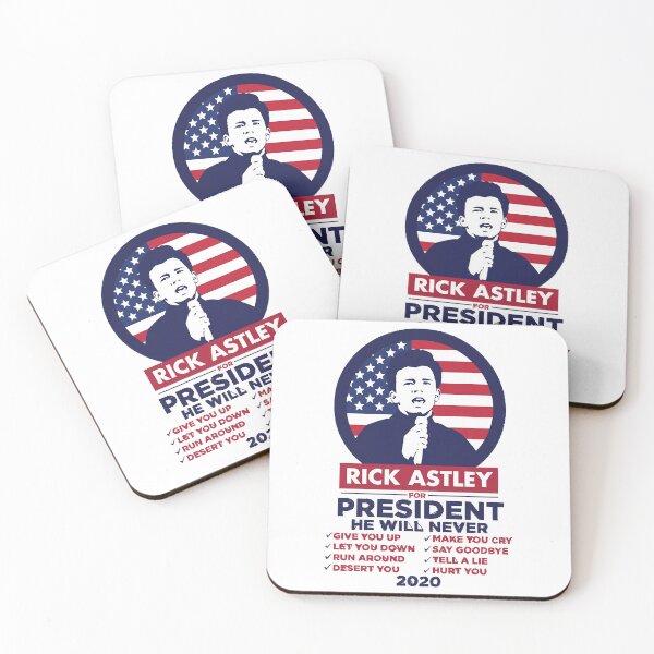 Item preview, Rick Astley For President 2020 designed and sold by HowardRabbi.