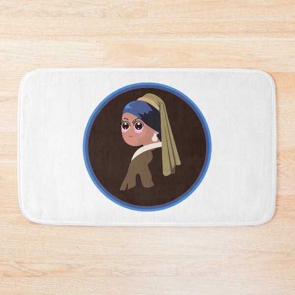 Item preview, Girl With A Pearl Earring Kawaii Style designed and sold by Raju-Creative.