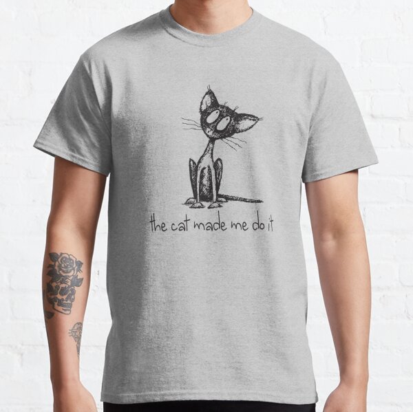 T Shirts Homme Sur Le Theme Debraille Chat Redbubble