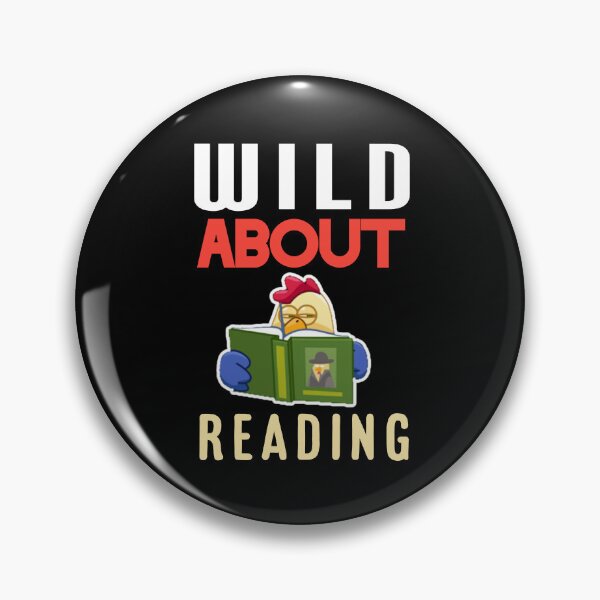 Item preview, Wild about reading. designed and sold by Umiska.