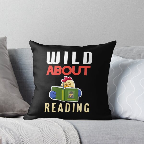 Item preview, Wild about reading. designed and sold by Umiska.