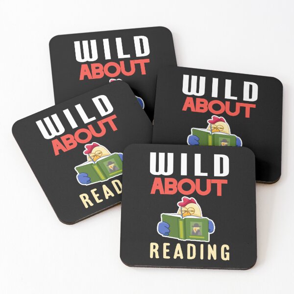 Item preview, Wild about reading. designed and sold by Umiska.