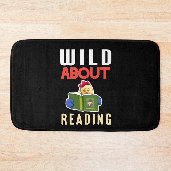 Item preview, Wild about reading. designed and sold by Umiska.