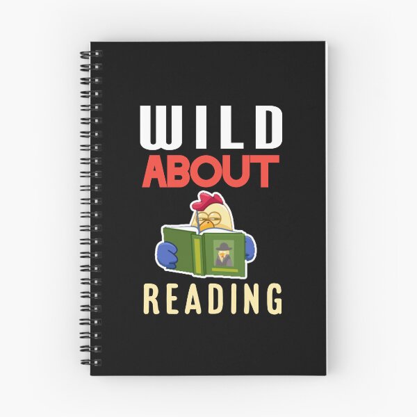Item preview, Wild about reading. designed and sold by Umiska.