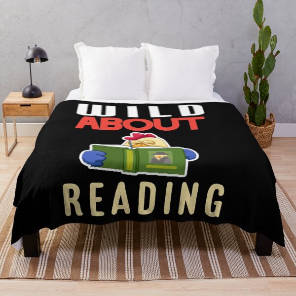 Item preview, Wild about reading. designed and sold by Umiska.
