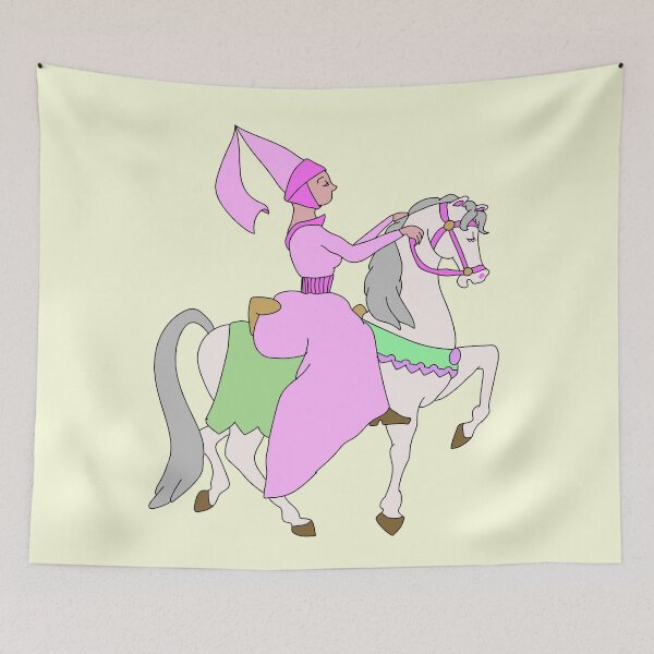Item preview, medieval woman designed and sold by Luna Doodle Design.