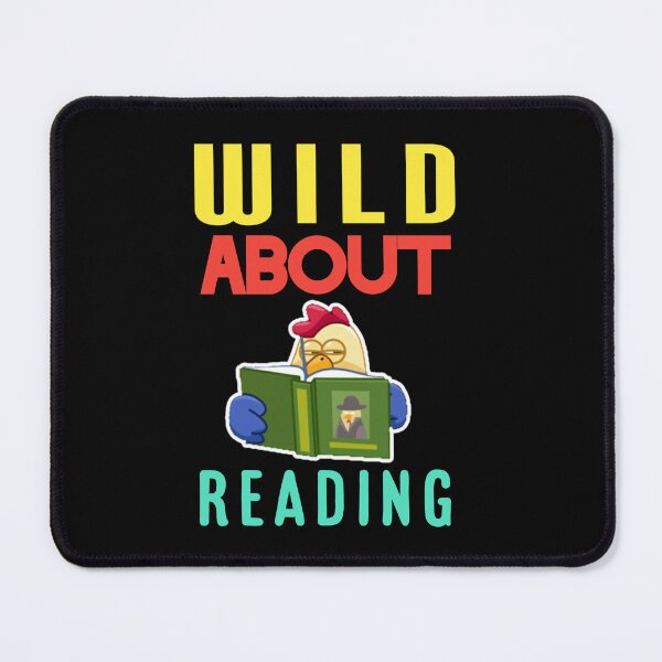 Item preview, Wild about reading. designed and sold by Umiska.