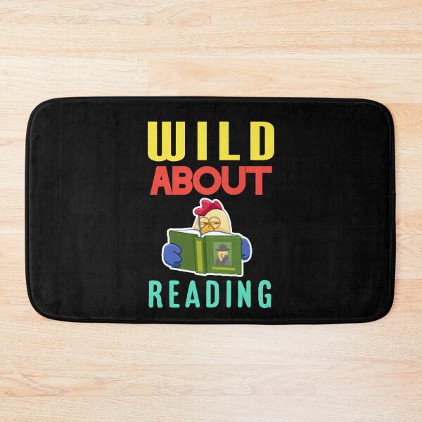 Item preview, Wild about reading. designed and sold by Umiska.