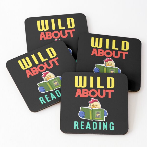 Item preview, Wild about reading. designed and sold by Umiska.