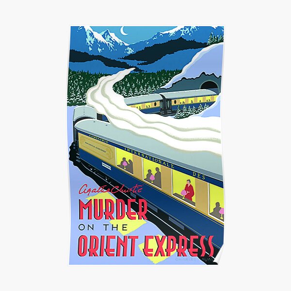 Agatha Christie Meurtre sur l'Orient Express Poster