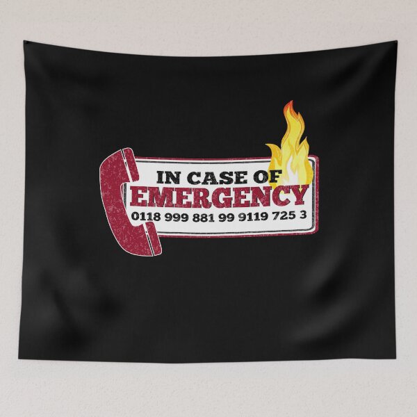 Item preview,  It Crowd Inspired - New Emergency Number - 0118 999 881 99 9119 725 3 - Moss and the Fire Essen designed and sold by RenCew1241.